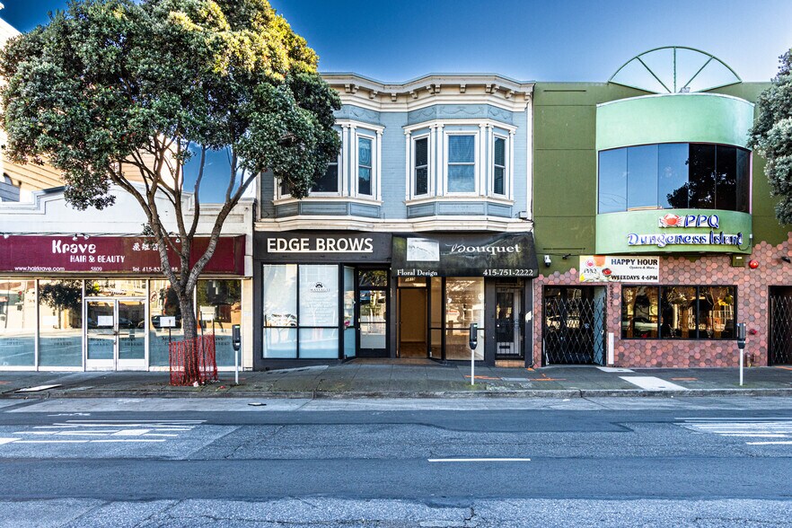 More Photos Of 5813-5815 Geary Blvd, San Francisco Storefront Retail Residential For Lease