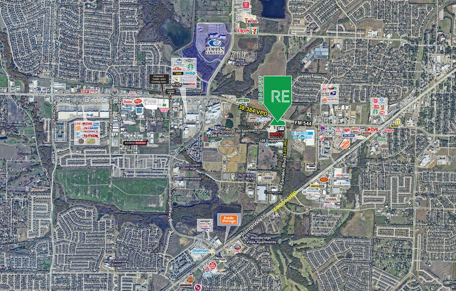 More Photos Of SWQ of FM 544 and Sanden Blvd., Wylie General Retail For Lease