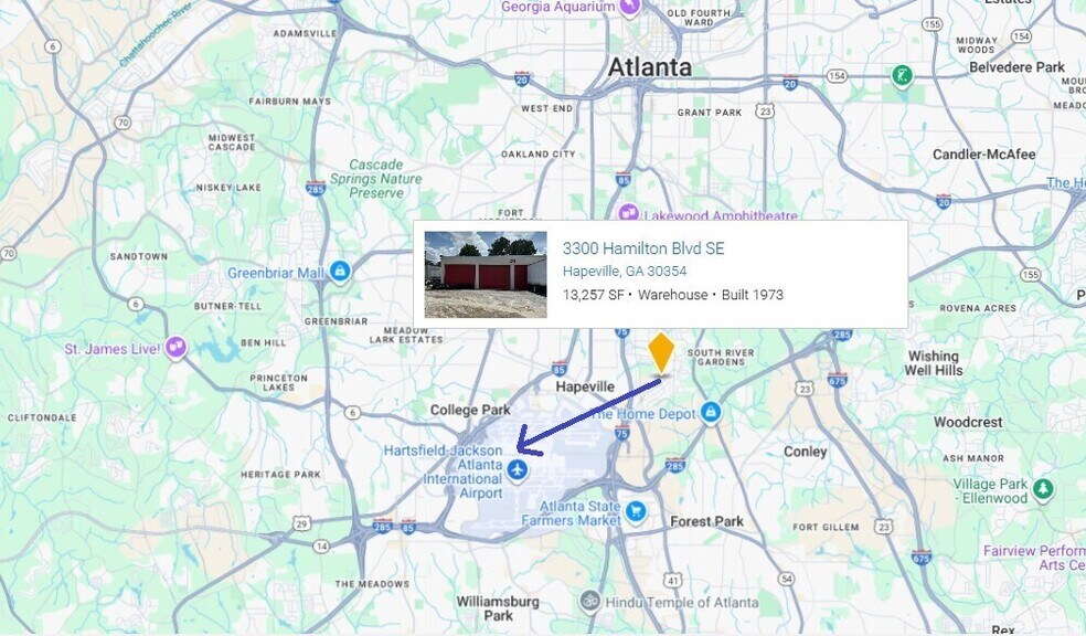 More Photos Of 3300 Hamilton Blvd SE, Atlanta Warehouse For Sale