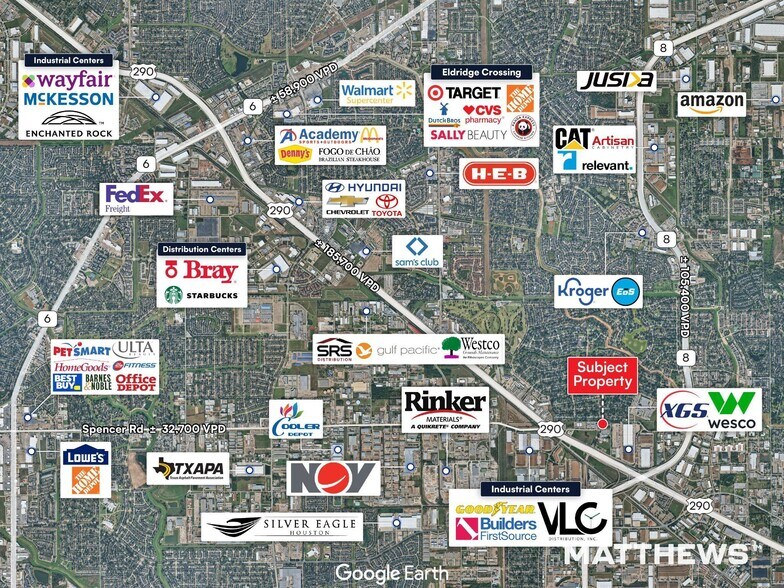 More Photos Of 7322-7378 Senate Ave, Houston Storefront For Lease