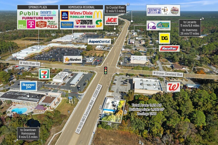 More Photos Of 4065 S Suncoast Blvd, Homosassa General Retail For Sale
