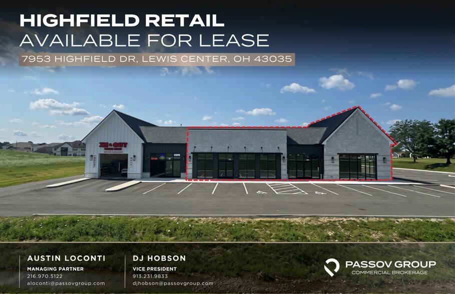 Primary Photo Of 7953 Highfield Dr, Lewis Center Storefront For Lease