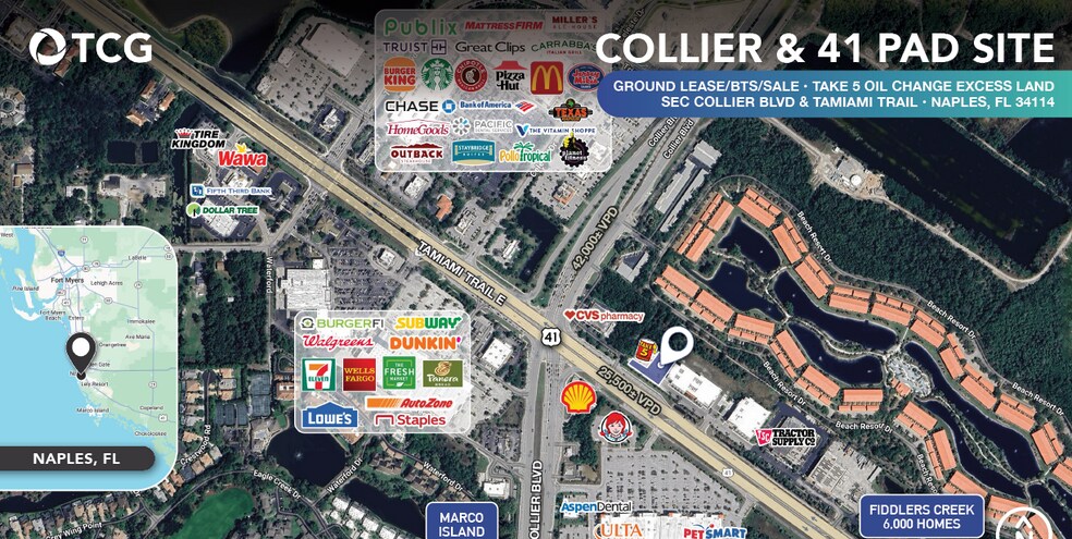 More Photos Of Tamiami Trl @ Collier Blvd, Naples Land For Sale