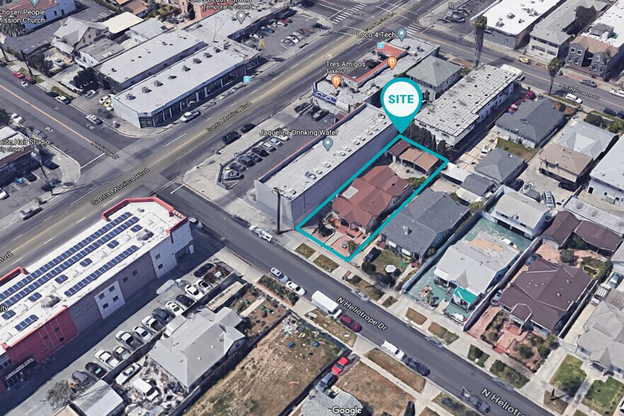 More Photos Of 1115 N Heliotrope Dr, Los Angeles Land For Sale