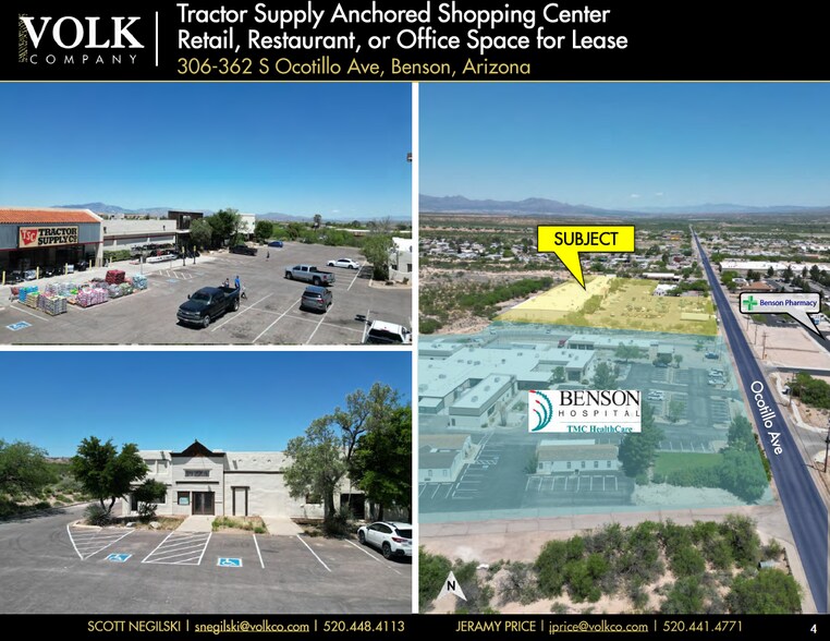 More Photos Of 306-362 S Ocotillo Ave, Benson Storefront Retail Office For Lease