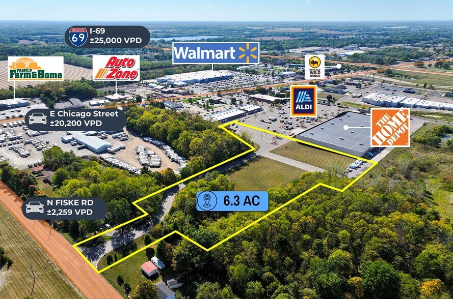 Primary Photo Of Adj. to 825 E Chicago St, Coldwater Land For Sale