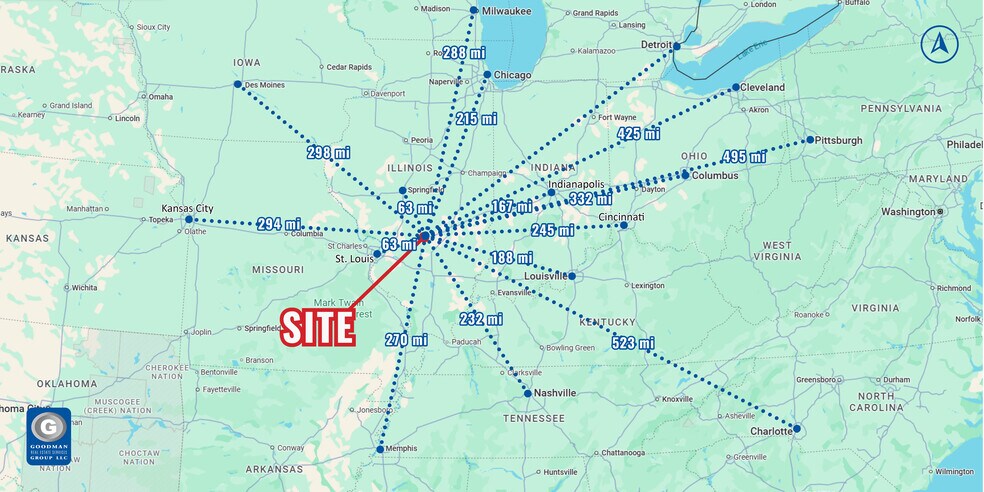 More Photos Of 1410 Veterans Ave, Vandalia Distribution For Lease