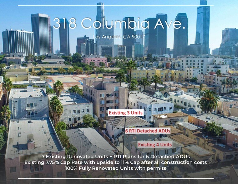 Primary Photo Of 316 Columbia Ave, Los Angeles Apartments For Sale