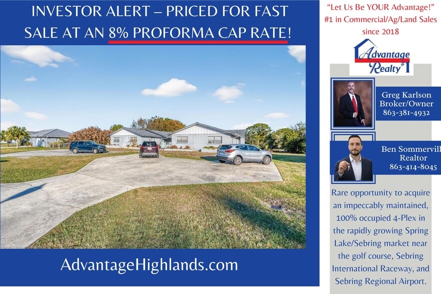 Primary Photo Of 6213 Candler Ter, Sebring Apartments For Sale