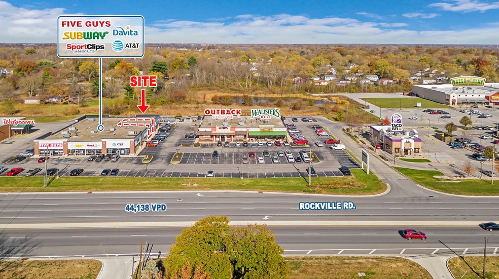 More Photos Of 9210 Rockville Rd, Indianapolis Storefront For Lease