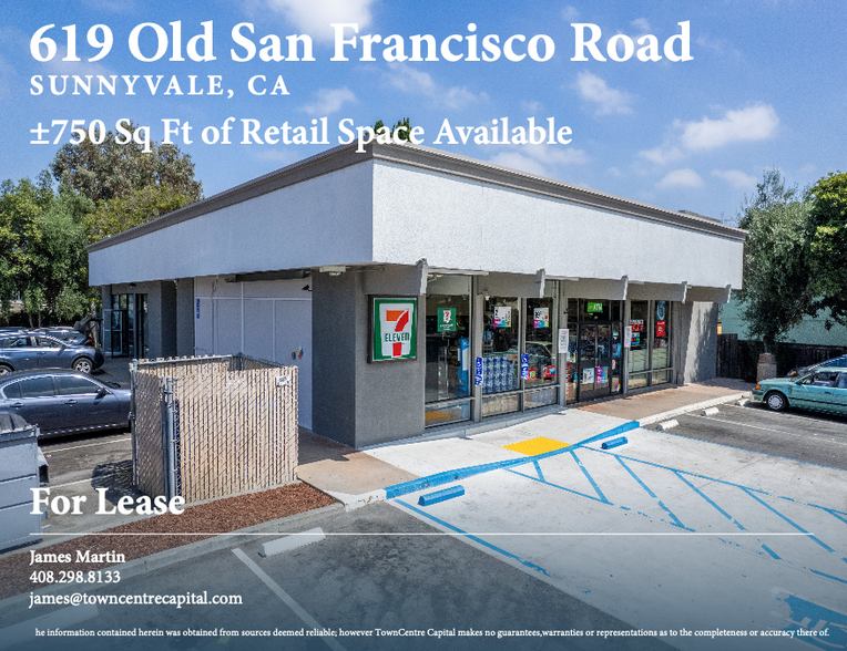 Primary Photo Of 615-621 Old San Francisco Rd, Sunnyvale Storefront For Lease