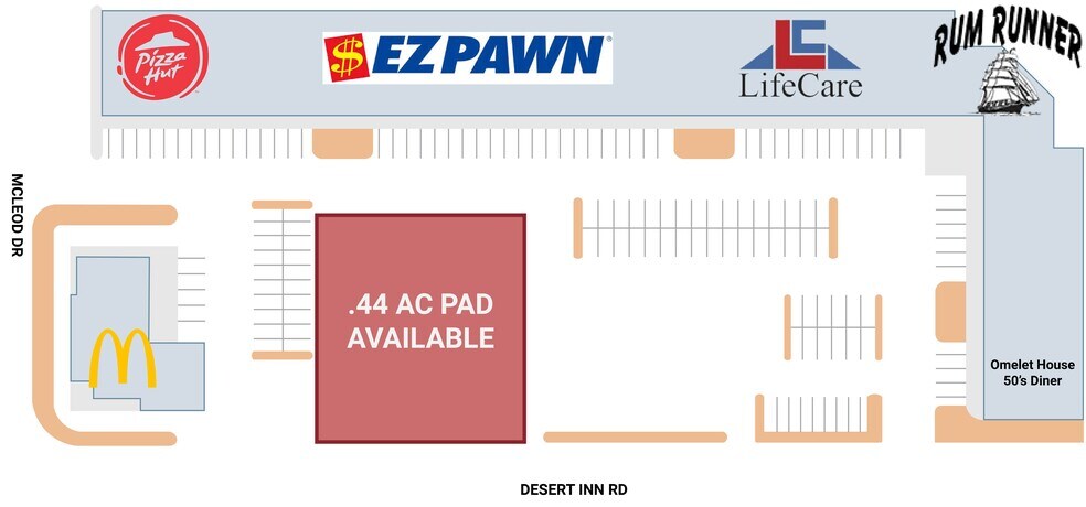More Photos Of 3050 E Desert Inn Rd, Las Vegas Land For Lease