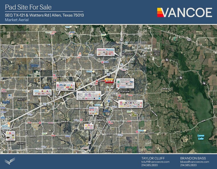 More Photos Of SEQ TX-121 & Watters Rd, Allen Land For Sale