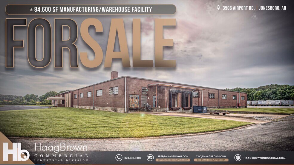 Primary Photo Of 3506 Airport Rd, Jonesboro Industrial For Sale