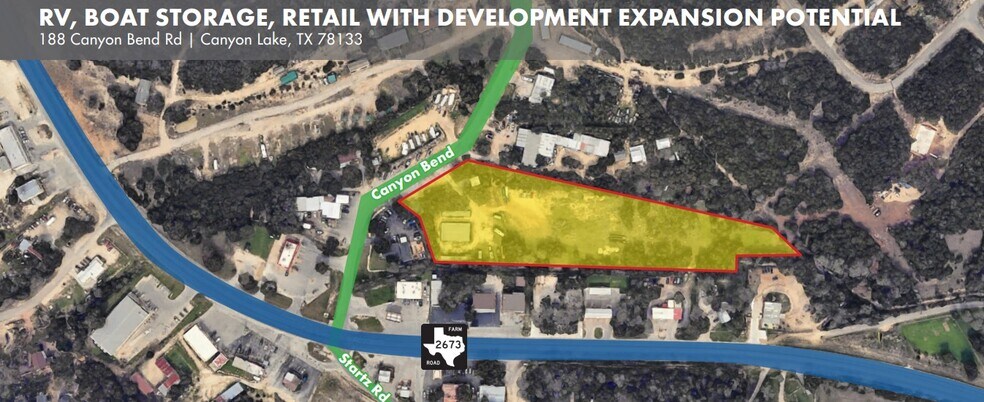 Primary Photo Of 188 Canyon Bnd, Canyon Lake Self Storage For Sale