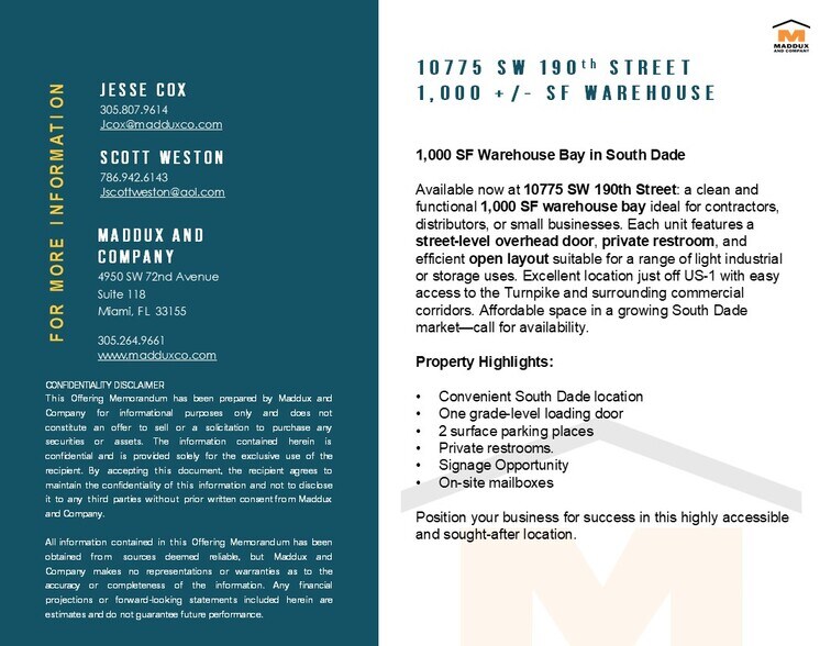 More Photos Of 10775 SW 190th St, Miami Warehouse For Lease