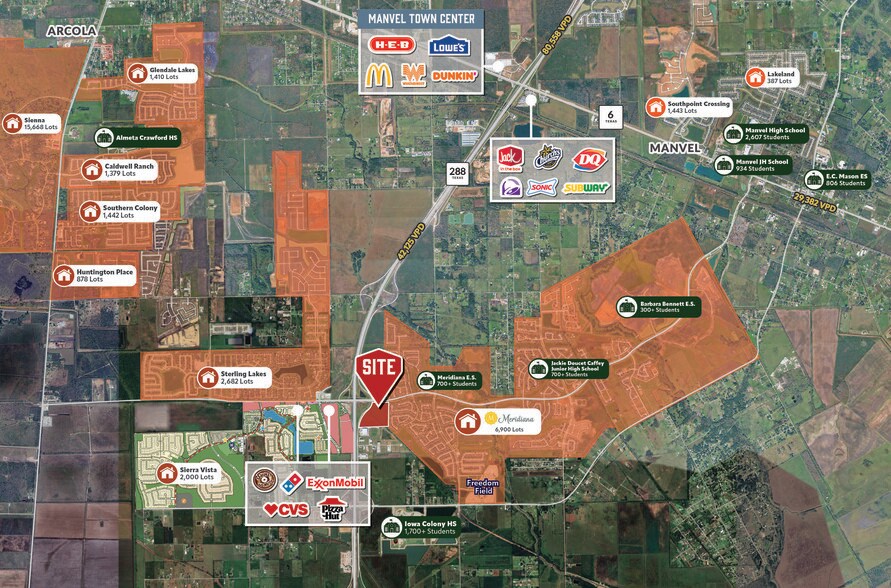 More Photos Of Meridiana Pky @ Green Valley Dr, Rosharon Land For Lease