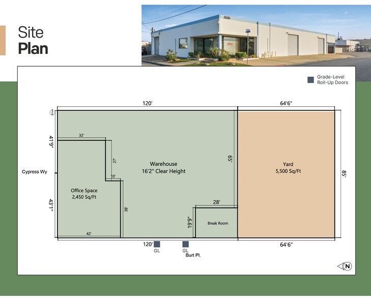 More Photos Of 2430 Cypress Way, Fullerton Manufacturing For Lease