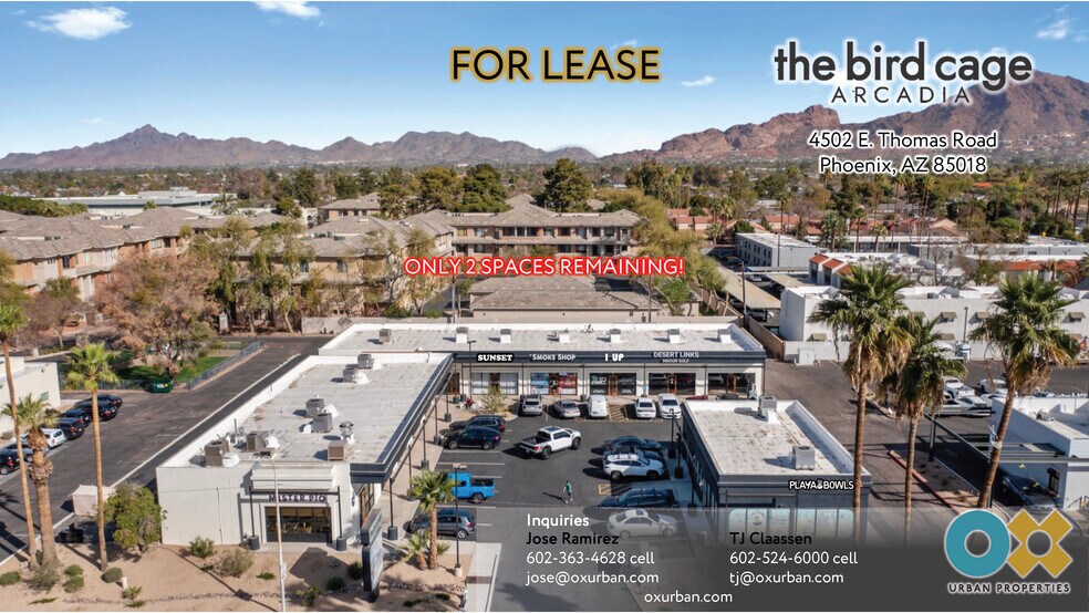More Photos Of 4502-4528 E Thomas Rd, Phoenix Unknown For Lease