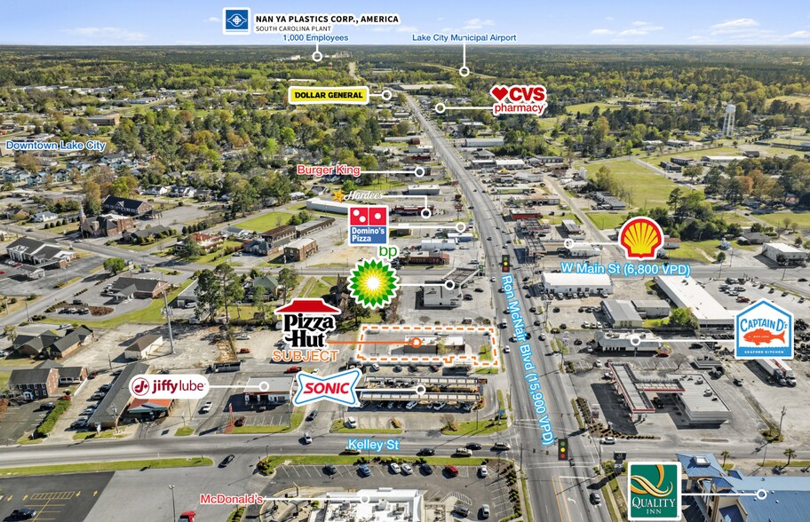 More Photos Of 125 N Ron McNair Blvd, Lake City Restaurant For Sale