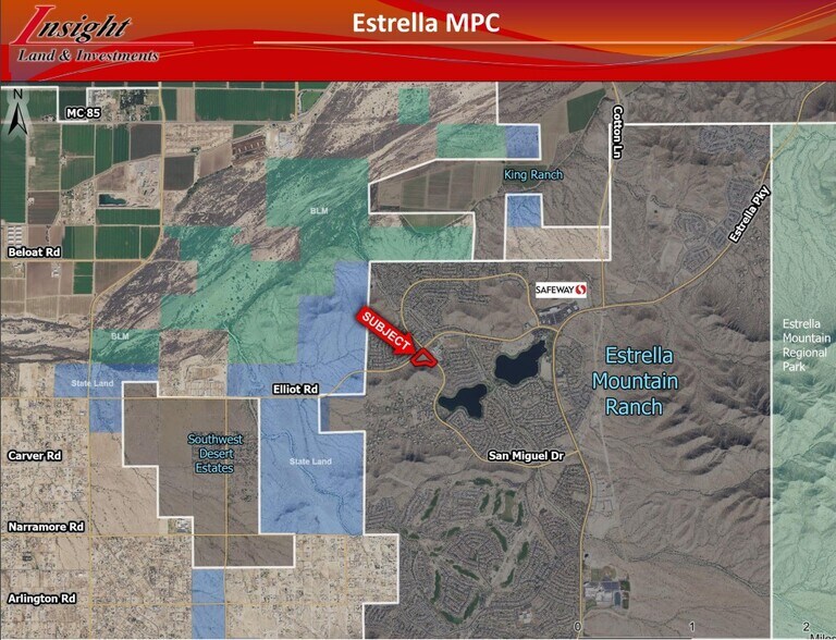 More Photos Of SWC Elliot Rd & San Miguel Dr, Goodyear Land For Sale