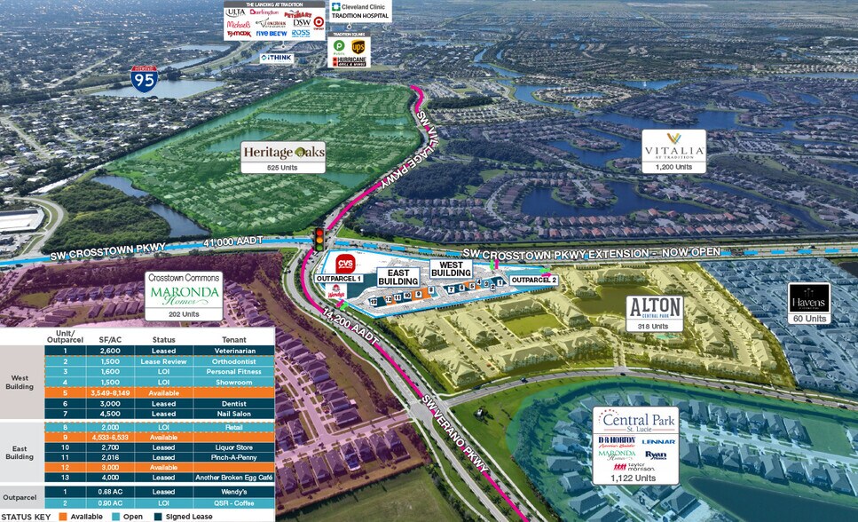 Primary Photo Of 0 Crosstown Pkwy & SW Village Pkwy, Port Saint Lucie Land For Lease