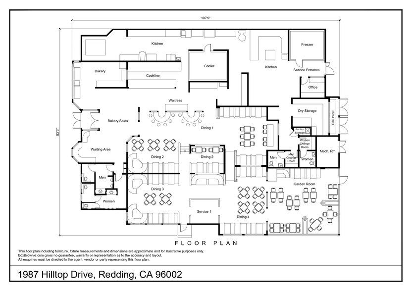 More Photos Of 1987 Hilltop Dr, Redding General Retail For Sale