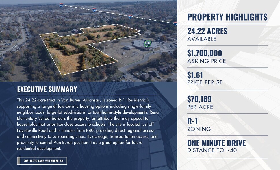 More Photos Of 2031 Floyd Ln, Van Buren Land For Sale