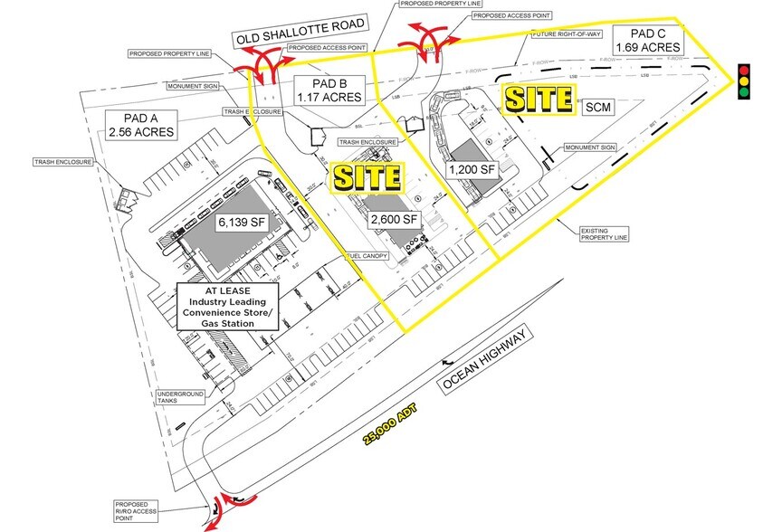 More Photos Of US-17 & Old Shallotte NW rd, Shallotte Land For Lease