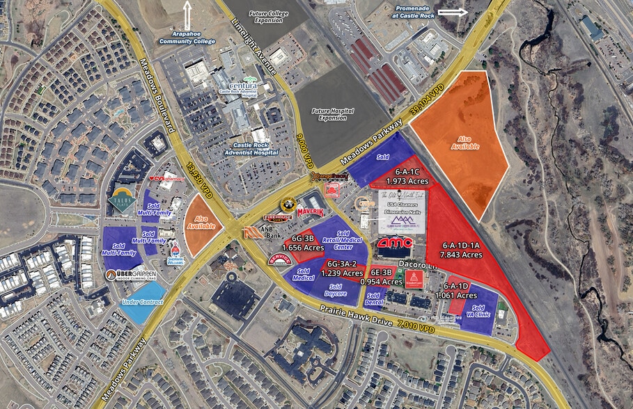 Primary Photo Of Meadows - Limelight, Castle Rock Land For Sale