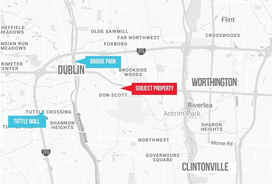 More Photos Of 3455 Dublin Granville Road, Columbus Land For Sale