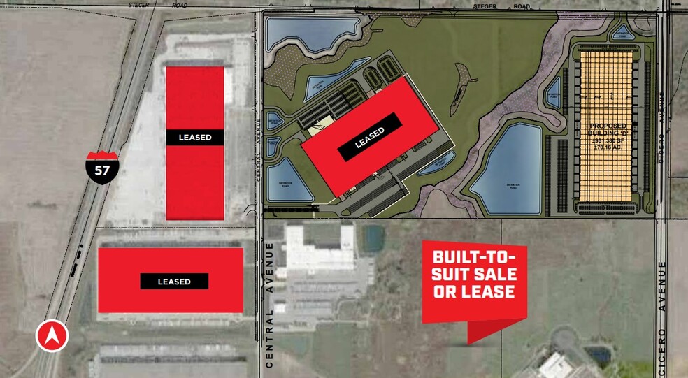 Primary Photo Of Cicero Ave, University Park Distribution For Sale