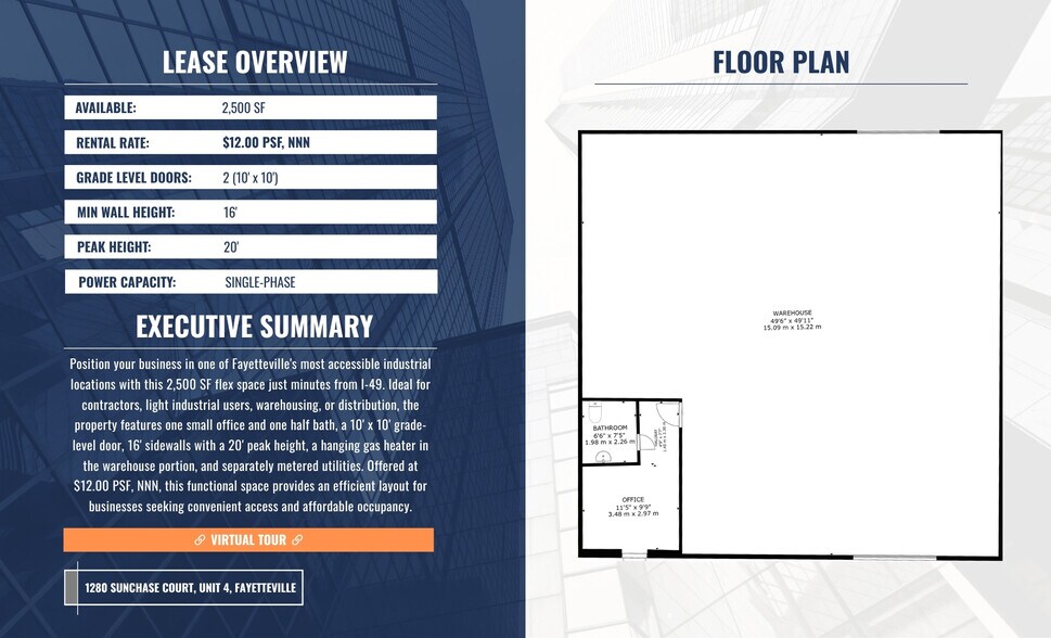 More Photos Of 1280 W Sunchase Ct, Fayetteville Warehouse For Lease