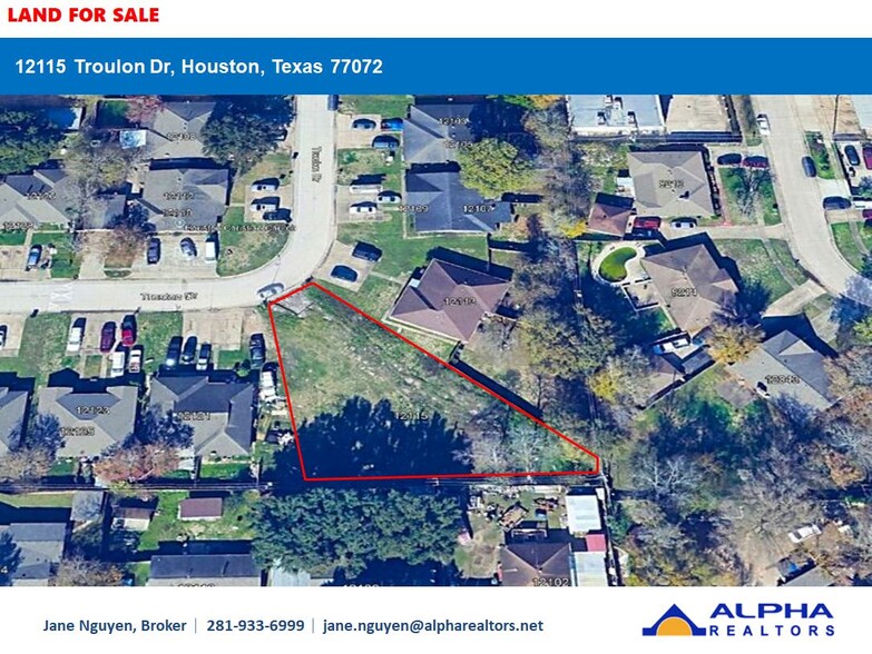 Primary Photo Of 12115 Troulon Dr, Houston Land For Sale