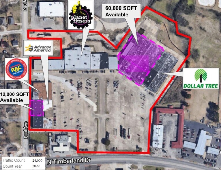 Primary Photo Of 462 N Timberland Dr, Lufkin Unknown For Lease