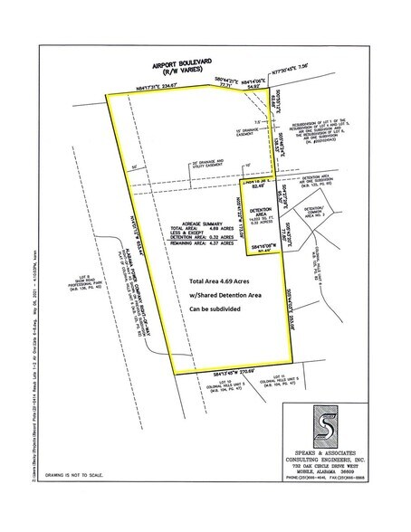 More Photos Of 9723 Airport Blvd, Mobile Land For Sale