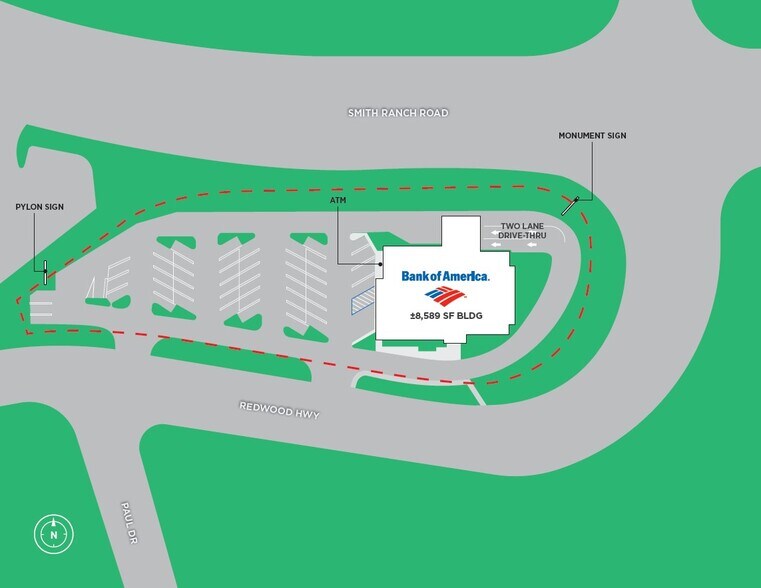 More Photos Of 30 Smith Ranch Rd, San Rafael Bank For Sale