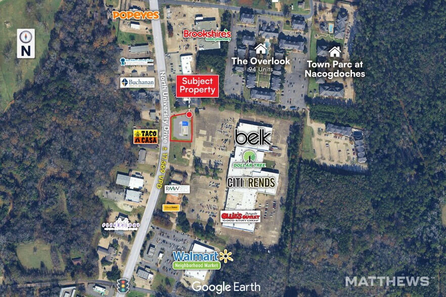 More Photos Of 1208 N University Dr, Nacogdoches Storefront For Lease