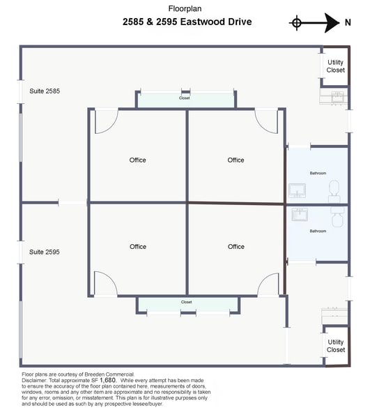 More Photos Of 2585 Eastwood Dr, Columbus Office For Lease
