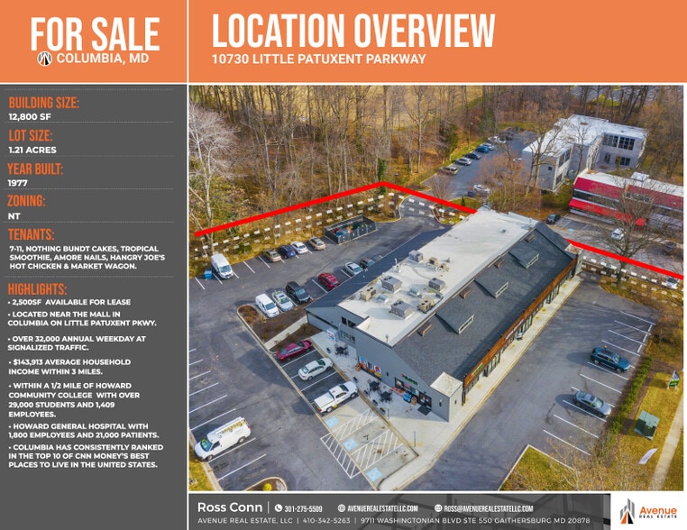 More Photos Of 10730 Little Patuxent Pky, Columbia General Retail For Sale