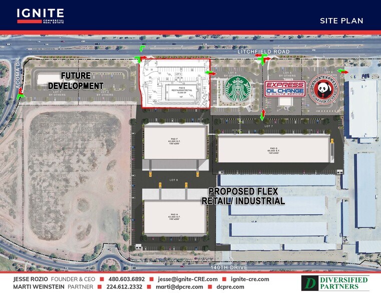 More Photos Of N NWC Litchfield Rd @ Waddell Rd, Surprise Land For Lease