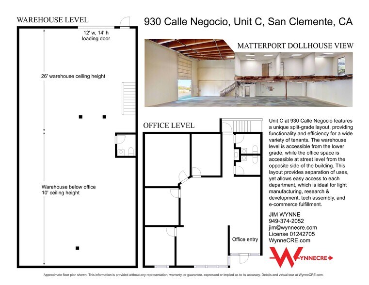 More Photos Of 930 Calle Negocio, San Clemente Light Manufacturing For Lease