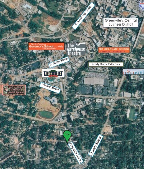 More Photos Of 810 Augusta St, Greenville Land For Lease