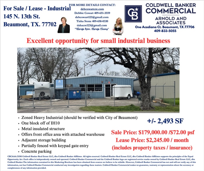 Primary Photo Of 145 N 13th St, Beaumont Industrial For Sale