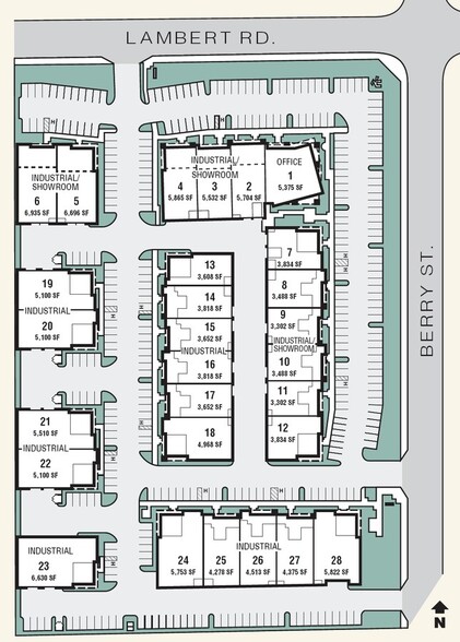 More Photos Of 630 W Lambert Rd, Brea Light Manufacturing For Lease