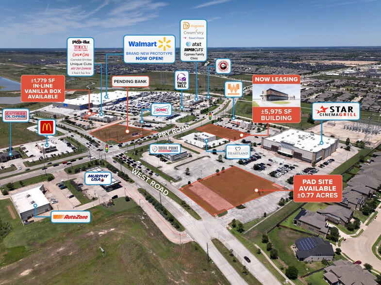 Primary Photo Of 8917 Fry Rd, Cypress Land For Lease