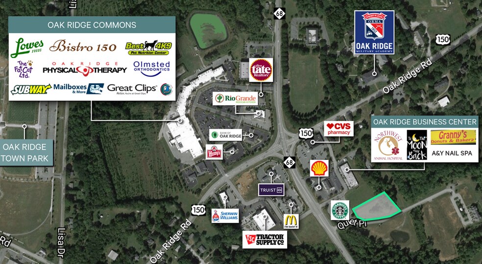 More Photos Of 1696 NC highway 68, Oak Ridge Land For Sale