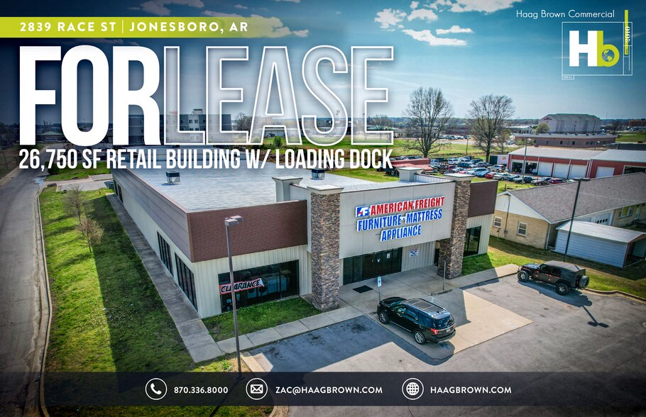 Primary Photo Of 2839 Race St, Jonesboro Freestanding For Lease