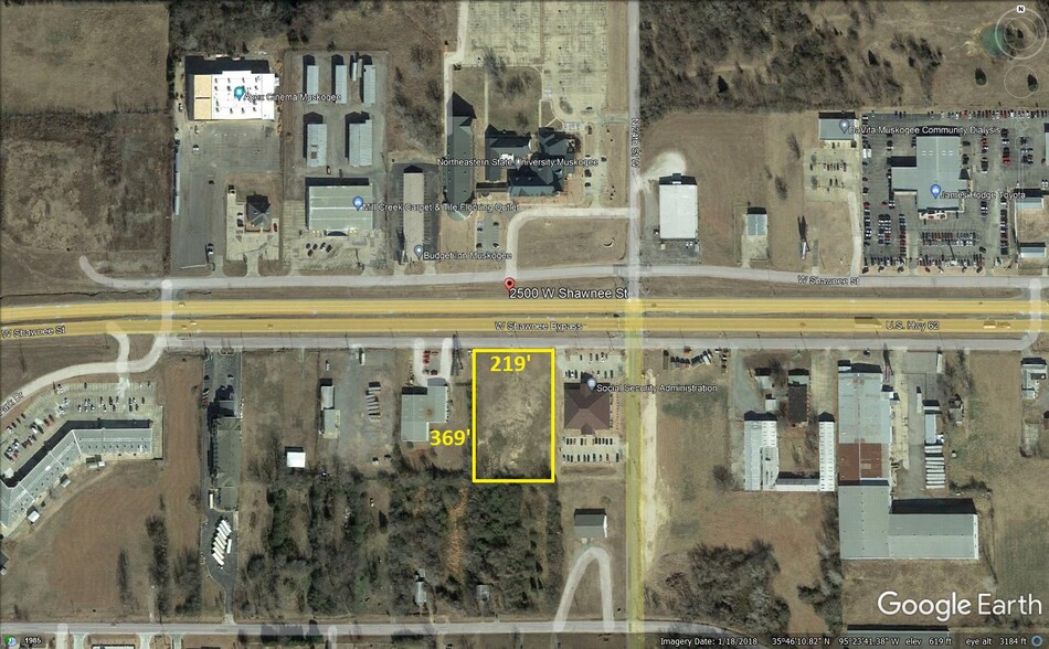 Primary Photo Of 2500 W Shawnee Ave, Muskogee Land For Sale