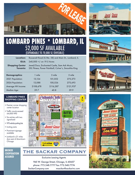 More Photos Of 1103-1177 S Main St, Lombard Unknown For Lease